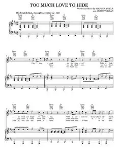 Too Much Love To Hide - Crosby, Stills & Nash, The Isley Brothers (Piano-Vocal-Guitar)