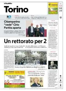 la Repubblica Torino - 13 Aprile 2019