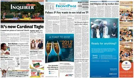 Philippine Daily Inquirer – November 25, 2012