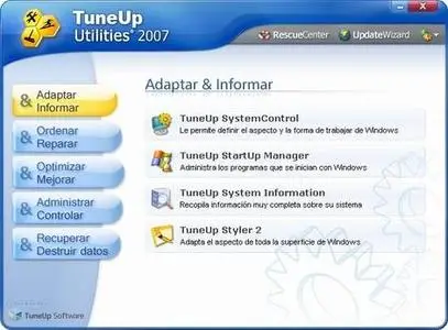 TuneUp Utilities 2007 v. 6.0.2200 en Español