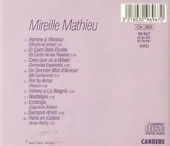 Mathieu Mireille - Hymne a l'Amour (1990) {Carrere}