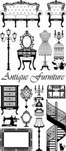 Antique Furniture Vector