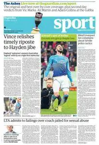 The Guardian Sports supplement  24 November 2017