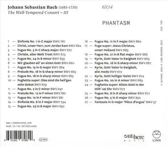 Phantasm - Johann Sebastian Bach: The Well-Tempered Consort - III (2023)