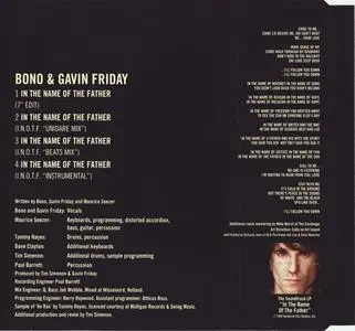 Bono & Gavin Friday - In The Name Of The Father (Germany CD5) (1994) {Island}