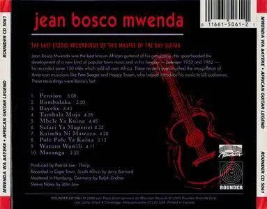 Jean Bosco Mwenda - Mwenda Wa Bayeke: African Guitar Legend - The Last Studio Album (1988) {Rounder CD5061 rel 1995}