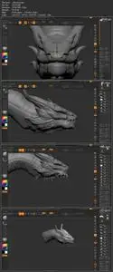 Artstation - Dragon Concept in Zbrush