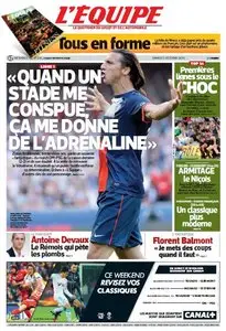 L'Equipe du Samedi, 05. Octobre 2013