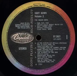 The Beach Boys - Shut Down Volume 2 (Capitol 1964) 24-bit/96kHz Vinyl Rip