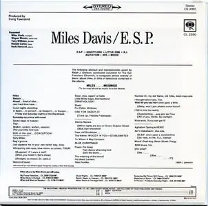Miles Davis - E.S.P. (1965) {2006 DSD Japan Mini LP Edition Analog Collection SICP 1215}