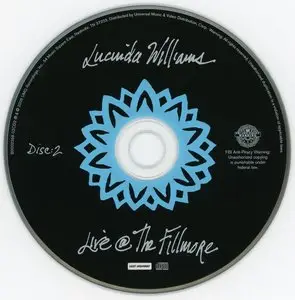 Lucinda Williams - Live @ The Fillmore (2005) [2CD] {Lost Highway Records}
