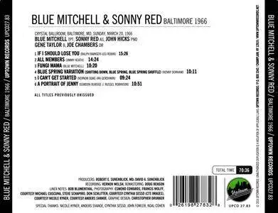 Blue Mitchell & Sonny Red - Baltimore 1966 (2016) {Uptown Records UPCD 27.83}