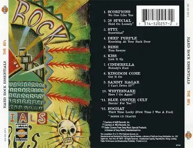 VA - Hard Rock Essentials: The 80's (1994) {Rebound/PolyGram}
