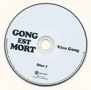 Gong - Gong Est Mort, Vive Gong (1977) [2015, Belle Antique Japan, BELLE-152443-4]