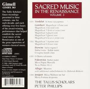 The Tallis Scholars - Sacred Music in the Renaissance Vol. 3 (2010) [Official Digital Download 24/44]