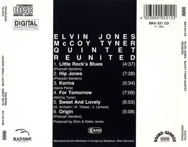 Elvin Jones and McCoy Tyner Quintet‎ - Reunited (1982)