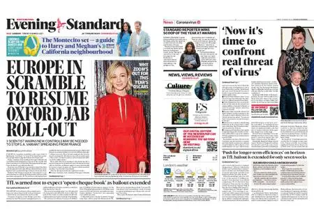 London Evening Standard – March 19, 2021