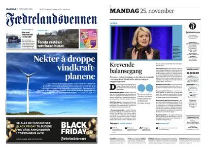 Fædrelandsvennen – 25. november 2019