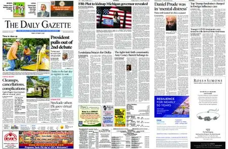 The Daily Gazette – October 09, 2020