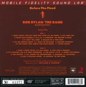 Bob Dylan / The Band - Before The Flood (1974) [MFSL UDSACD 2-2128]