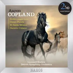 Detroit Symphony Orchestra & Leonard Slatkin - Copland: Rodeo / Dance Panels / El salón México / Danzón cubano (2015) [24/192]