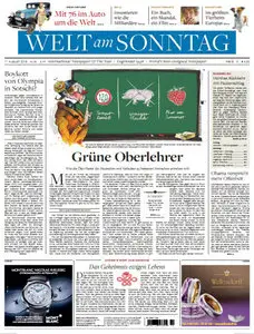 Die Welt am Sonntag 11 August  2013