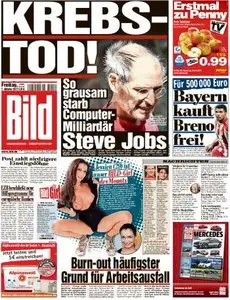 Bild Zeitung vom 07 Oktober 2011