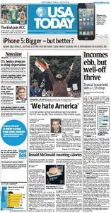 USA Today International Edition from Friday, 14. September 2012