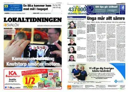 Lokaltidningen Svalöv – 31 mars 2018