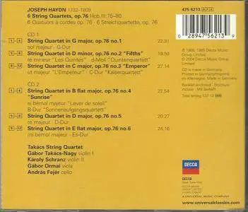 Takacs String Quartet - Haydn: 6 String Quartets, op.76 (2004)