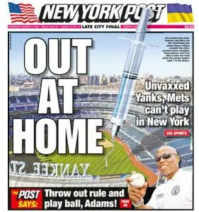 New York Post - March 16, 2022