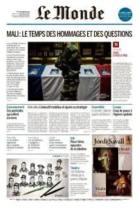 Le Monde du Jeudi 28 Novembre 2019