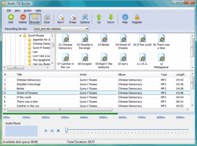 Abyssmedia Audio CD Burner 4.7.0.0