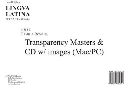 Lingua Latina: Pars I: Transparency Masters