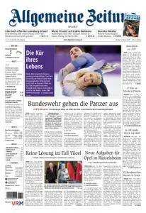 Allgemeine Zeitung Mainz - 16. Februar 2018