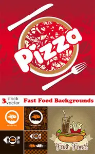 Vectors - Fast Food Backgrounds