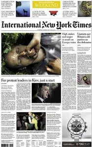 International New York Times, May 24-25, 2014