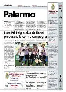 la Repubblica Palermo - 28 Gennaio 2018