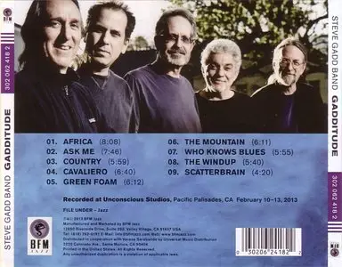 Steve Gadd Band - Gadditude (2013) {BFM}