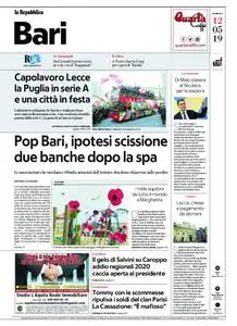 la Repubblica Bari – 12 maggio 2019