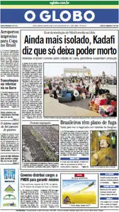 Jornal O Globo - 23 de fevereiro de 2011