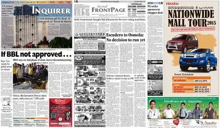 Philippine Daily Inquirer – June 17, 2015