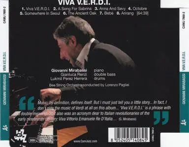 Giovanni Mirabassi Trio & Strings - Viva V.E.R.D.I. (2013) {CAM Jazz}
