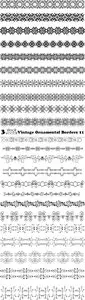 Vectors - Vintage Ornamental Borders 11