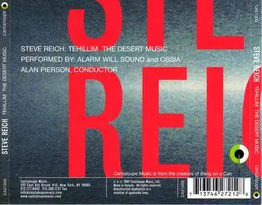 Alarm Will Sound & Ossia, Alan Pierson - Steve Reich: Tehillim, The Desert Music (2002)