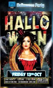 GraphicRiver Halloween Party Flyer #3
