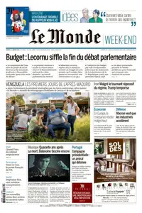 Le Monde du Samedi 17 Janvier 2026