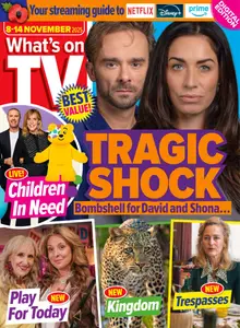 What's on TV - 8 November 2025