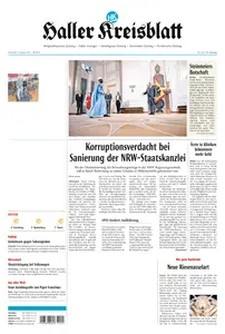 Haller Kreisblatt - 15 Januar 2025