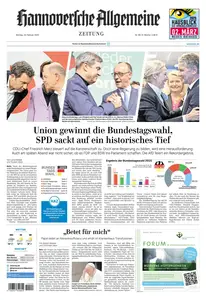 Hannoversche Allgemeine Zeitung - 24 Februar 2025